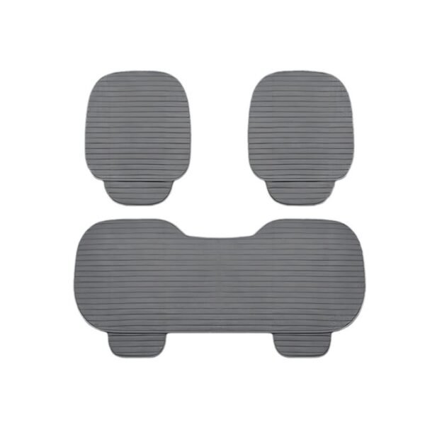 Striped Breathable Car Seat Cushion Three-Piece Set
