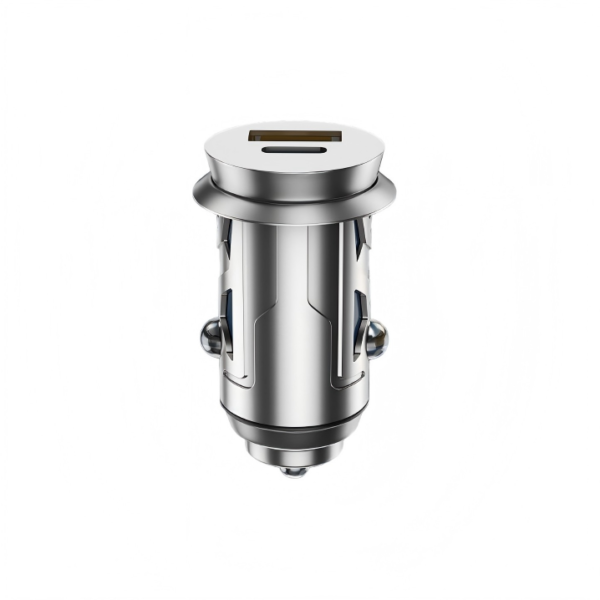 Mecha Hollow Dual-Port Car Fast Charger